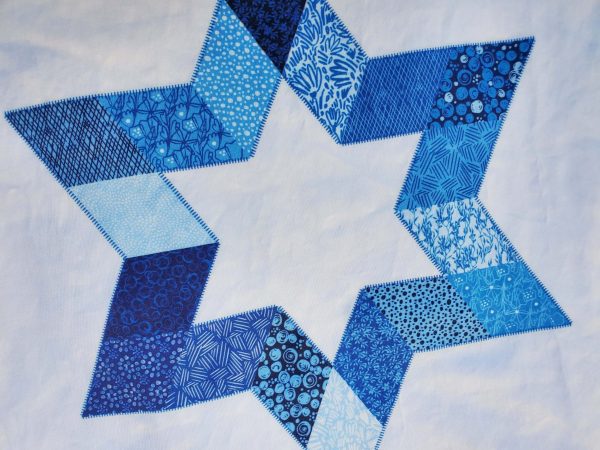 Rainbow Star of David Challah Cover - Image 5