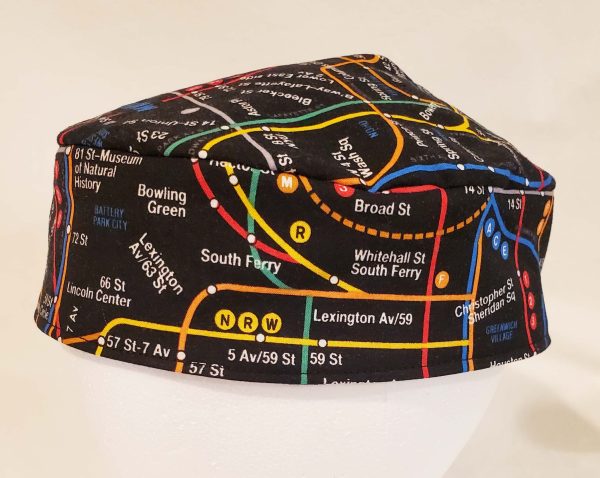 Subway Map Original Style Kippah