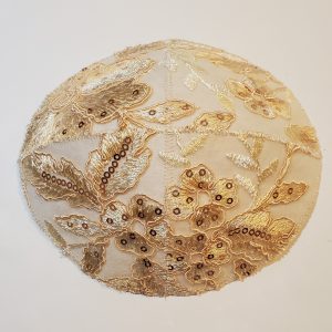 Champagne Embroidery Flowers