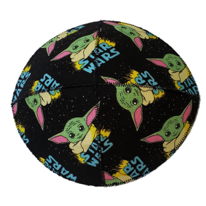 Star Wars Baby Yoda Grogu Saucer Style Kippah