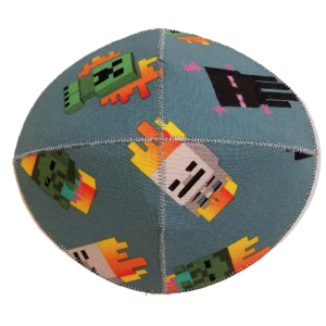 Minecraft Mini Mobs Saucer Style Kippah