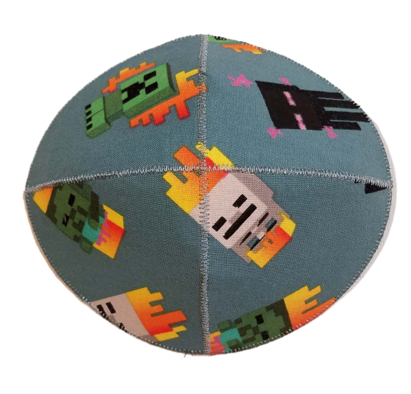 Minecraft Mini Mobs Saucer Style Kippah