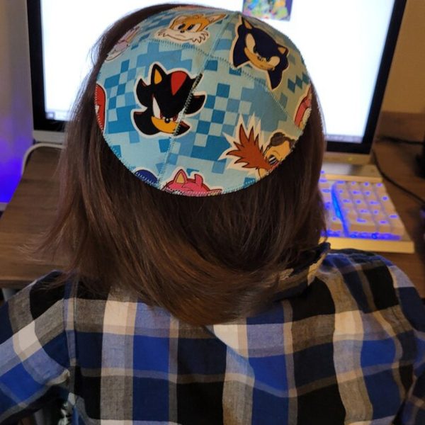 Sonic the Hedgehog Saucer Style Kippah - Image 2